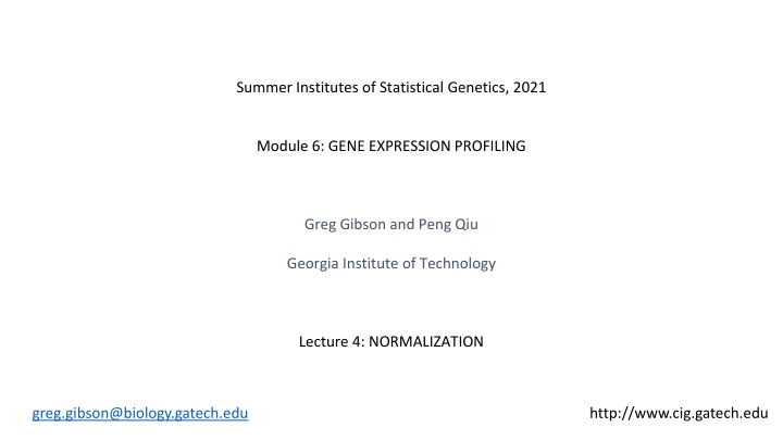Summer Institutes of Statistical Genetics, 2021