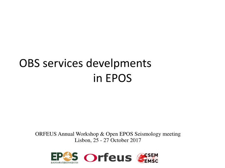 Challenges in Distributing OBS Data: Data and Metadata Creation, Useful Data Improvement