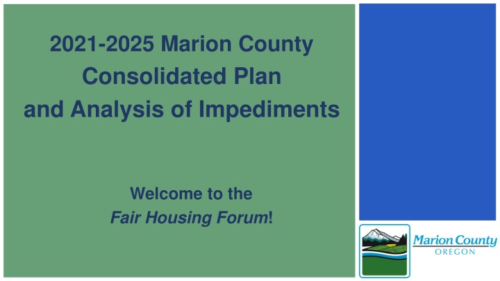 Marion County Consolidated Plan & Fair Housing Forum