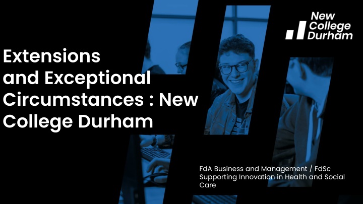 Extensions and Exceptional Circumstances at New College Durham