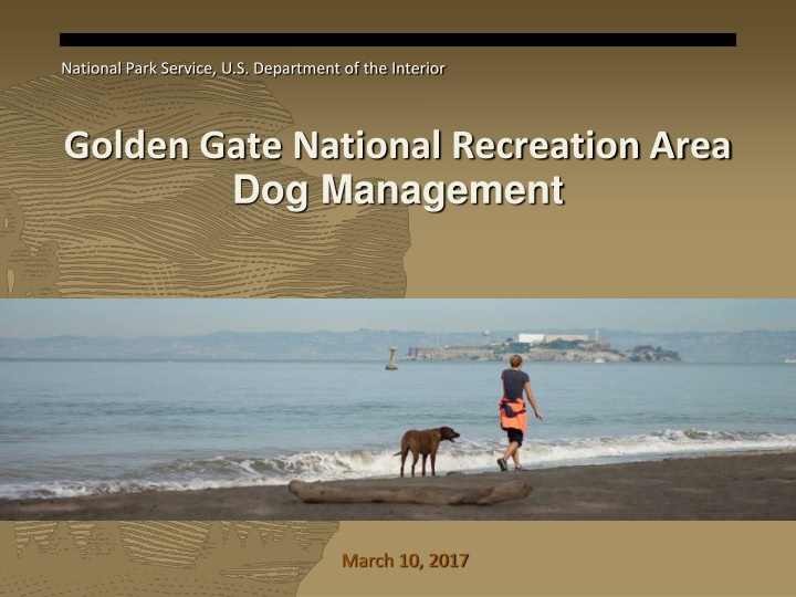 Golden Gate National Recreation Area Dog Management Plan