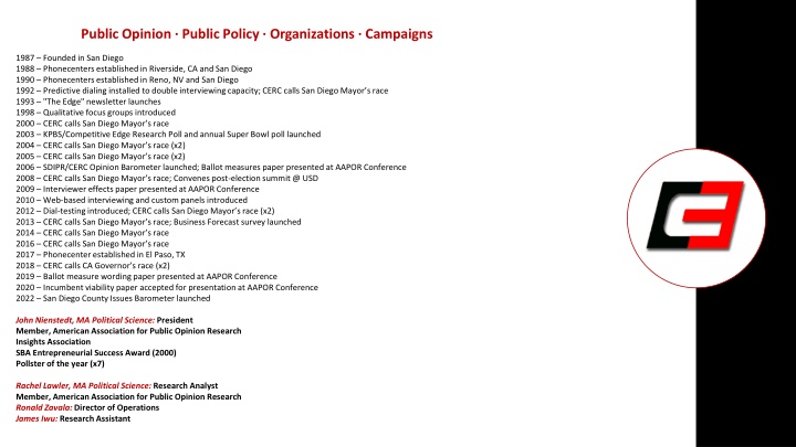 Public Opinion · Public Policy · Organizations · Campaigns