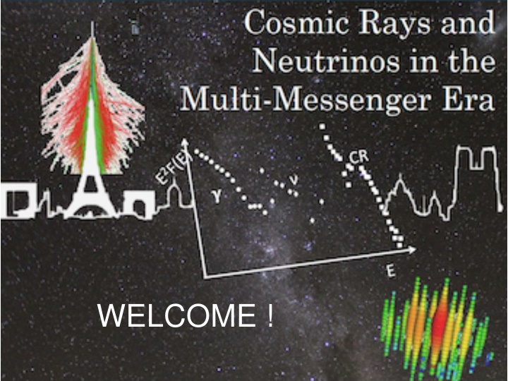 Cosmic Rays and Neutrinos Workshop