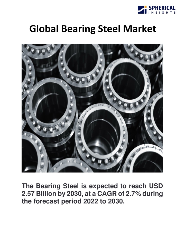 global bearing steel market n.w