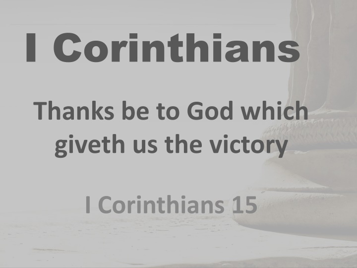 Resurrection: A Foundation Hope