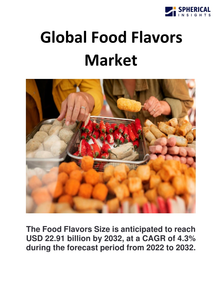 global food flavors market n.w