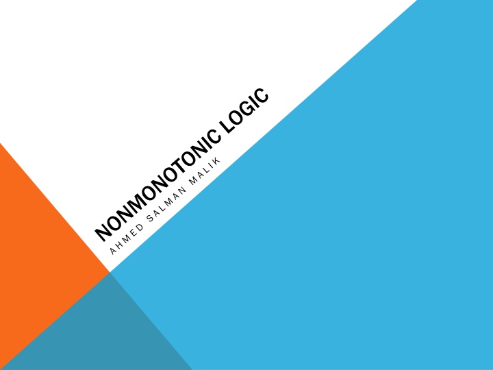 Overview of Monotonic and Nonmonotonic Logic