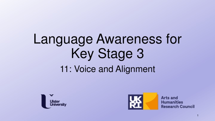Voice in Language