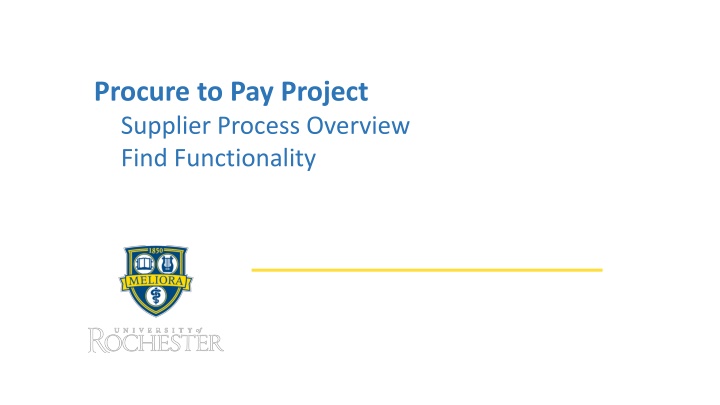 Procure to Pay Project