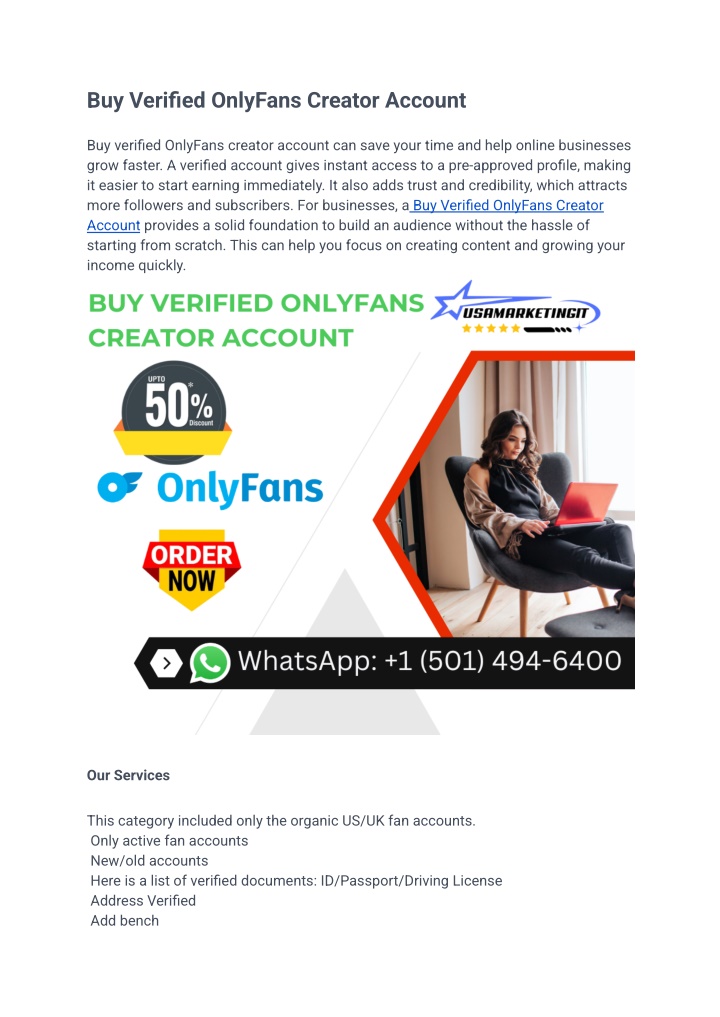 buy verified onlyfans creator account n.w
