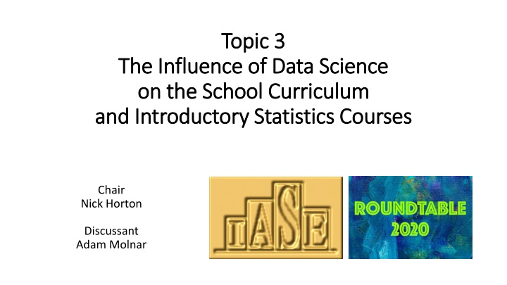 Influence of Data Science on School Curriculum & Introductory Statistics
