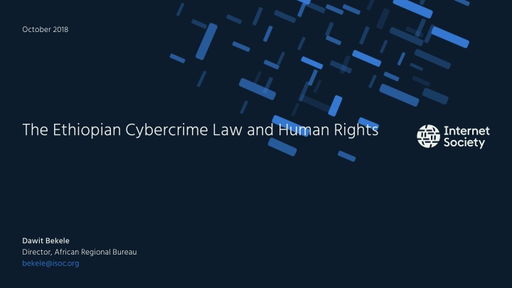 The Ethiopian Cybercrime Law and Human Rights