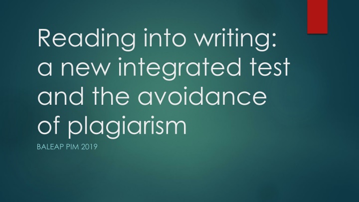 Insights on Plagiarism and English Language Programs in UK Universities