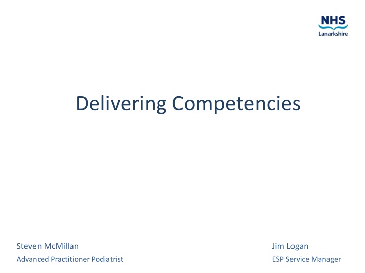 Delivering Competencies in Advanced Practitioner Podiatry