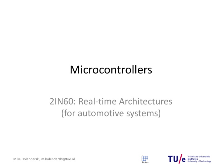 Real-time Architectures for Automotive Systems