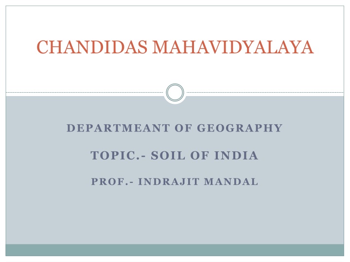 CHANDIDAS MAHAVIDYALAYA