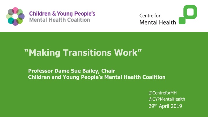“Making Transitions Work”
