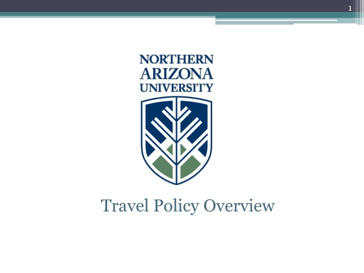 Northern Arizona University Travel Policy