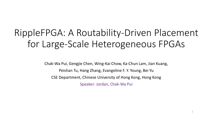 Enhancing FPGA Placement: Routability Challenges and Solutions