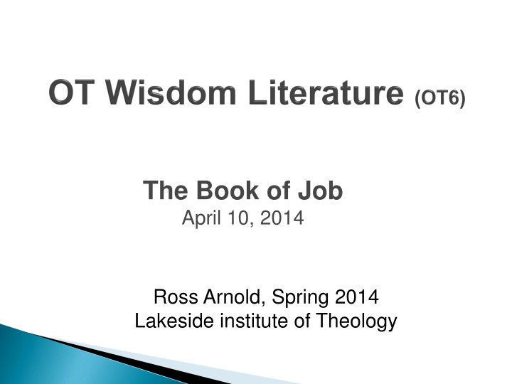 Exploring the Book of Job: Ancient Wisdom and Faith