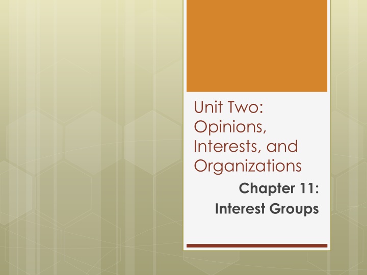 Unit Two: