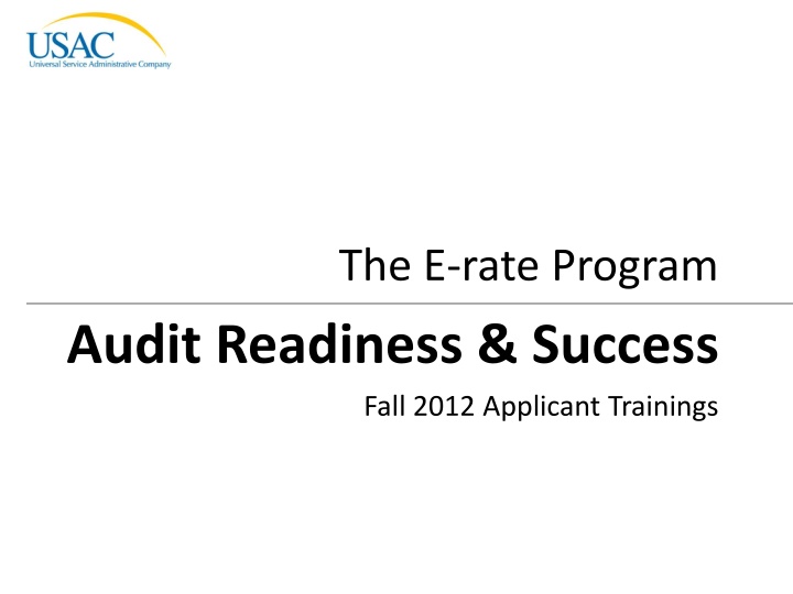 Audit Readiness & Success