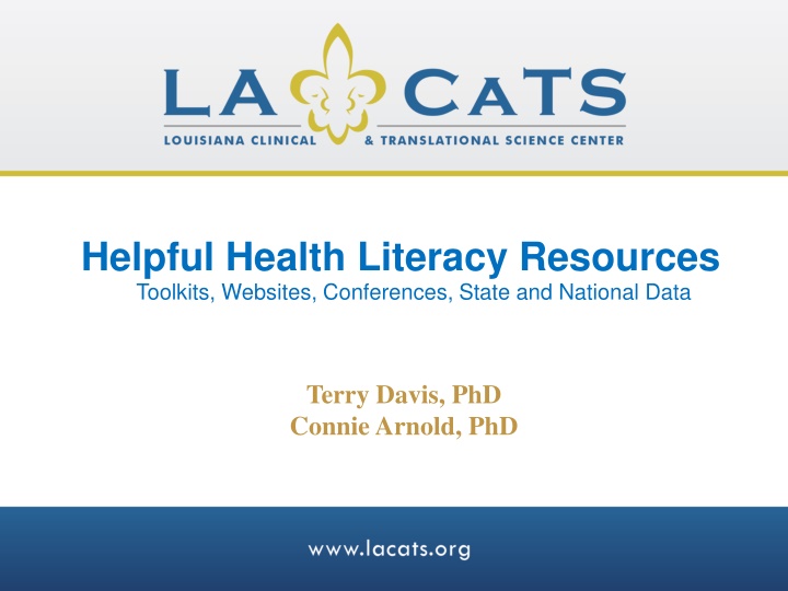Helpful Health Literacy Resources