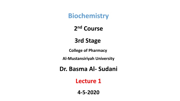 Biochemistry