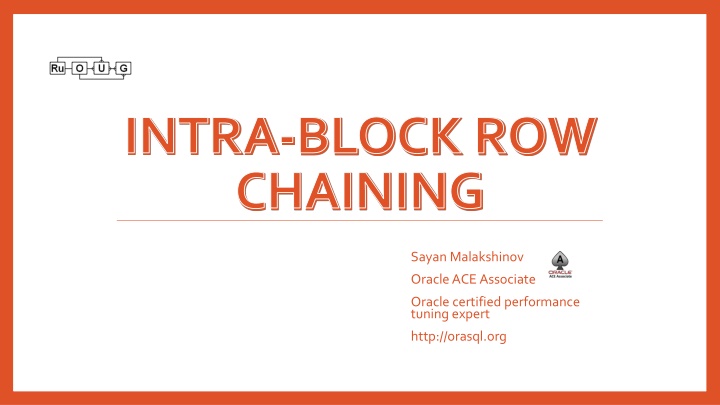 Intra-Block Row Chaining in Oracle