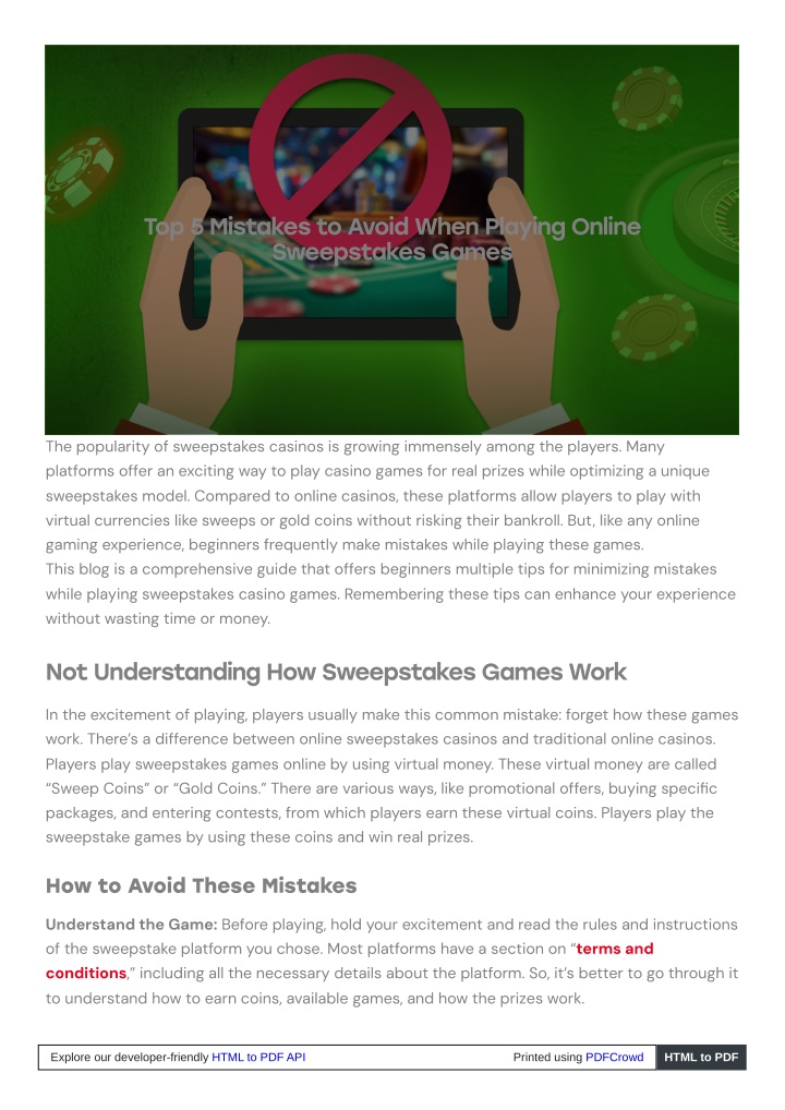 top 5 mistakes to avoid when playing online n.w