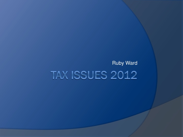 Tax Reporting and Payment Insights: Deferred Tax and 2012-2013 Rates