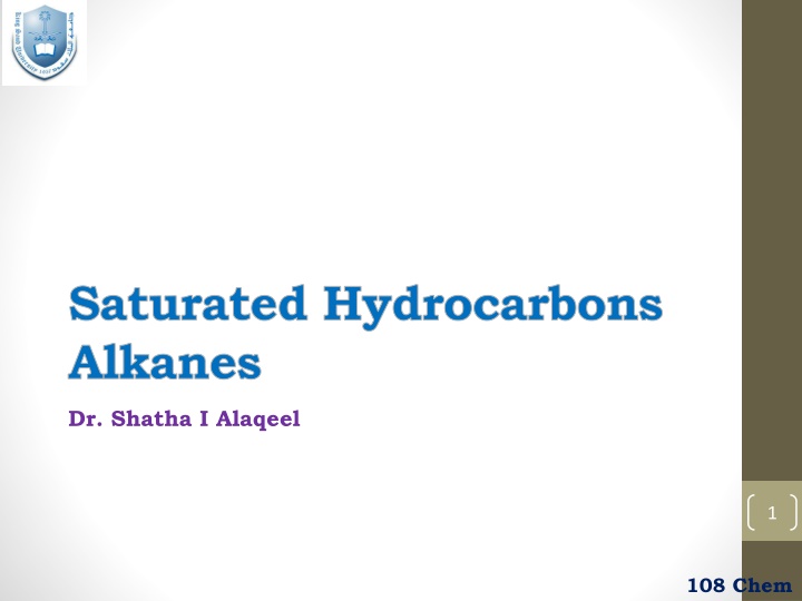 Introduction to Alkanes and Hydrocarbons