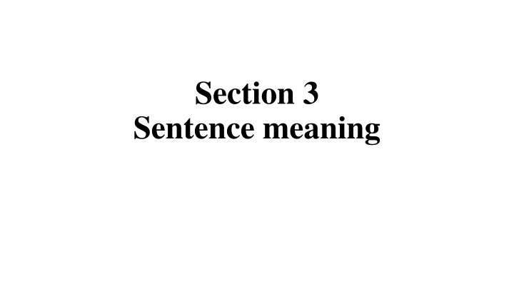 Propositions, Sentences, Utterances