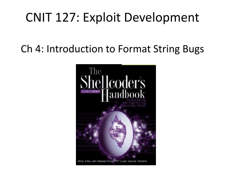 CNIT 127: Exploit Development