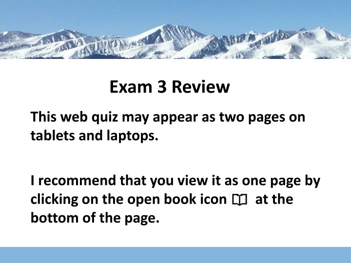 Exam 3 Review - Product Market Models & Study Ideas