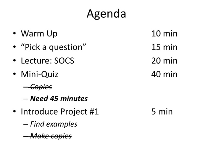 Introduction to Experimental Studies