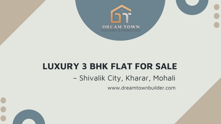 Luxury 3 BHK Flat for Sale in Shivalik City, Kharar, Mohali – Dream Town Builder