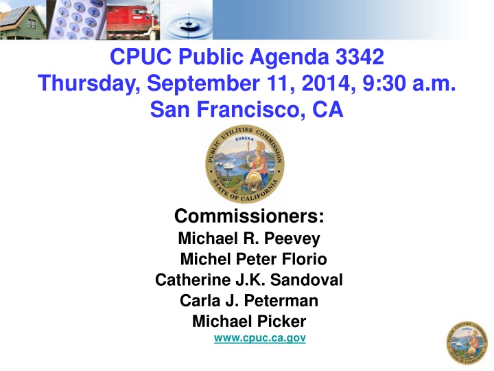 CPUC Public Agenda Event Details