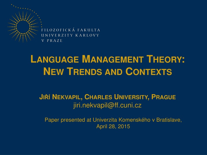 Language Management Theory: Insights and Examples