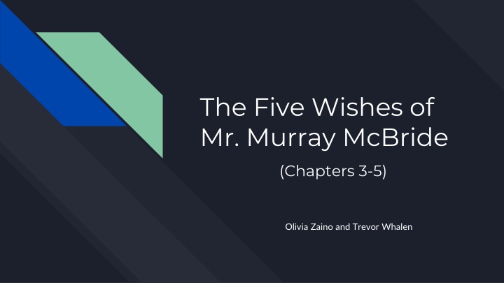 Insights into Murray McBride's Relationships and Reflections