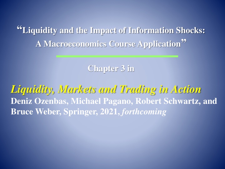 Impact of Macroeconomic Information on Stock Prices