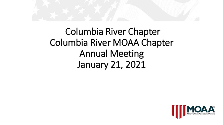 Annual Meeting Agenda and Reports