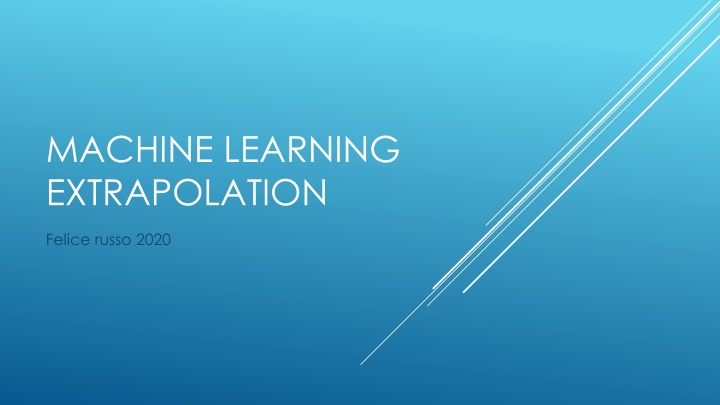 EXTRAPOLATION