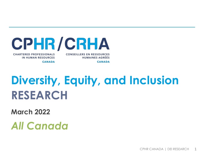DEI Research Insights: Leadership Diversity in Canadian Organizations