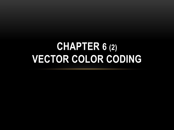 Vector Color Coding and Displacement Plots in Vector Fields