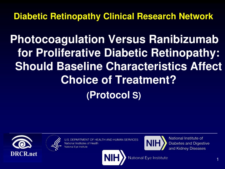 Treatment Comparison in Diabetic Retinopathy Research