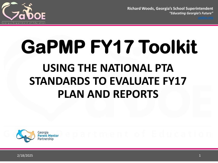 GaPMP GaPMP  FY17 Toolkit FY17 Toolkit