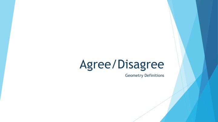Agree/Disagree