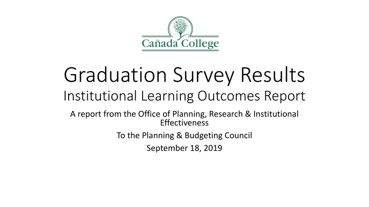 Graduation Survey Results