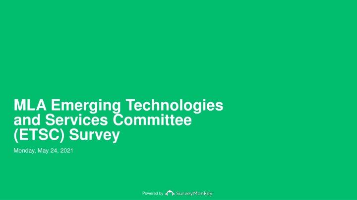 MLA Emerging Technologies and Services Committee Survey Insights